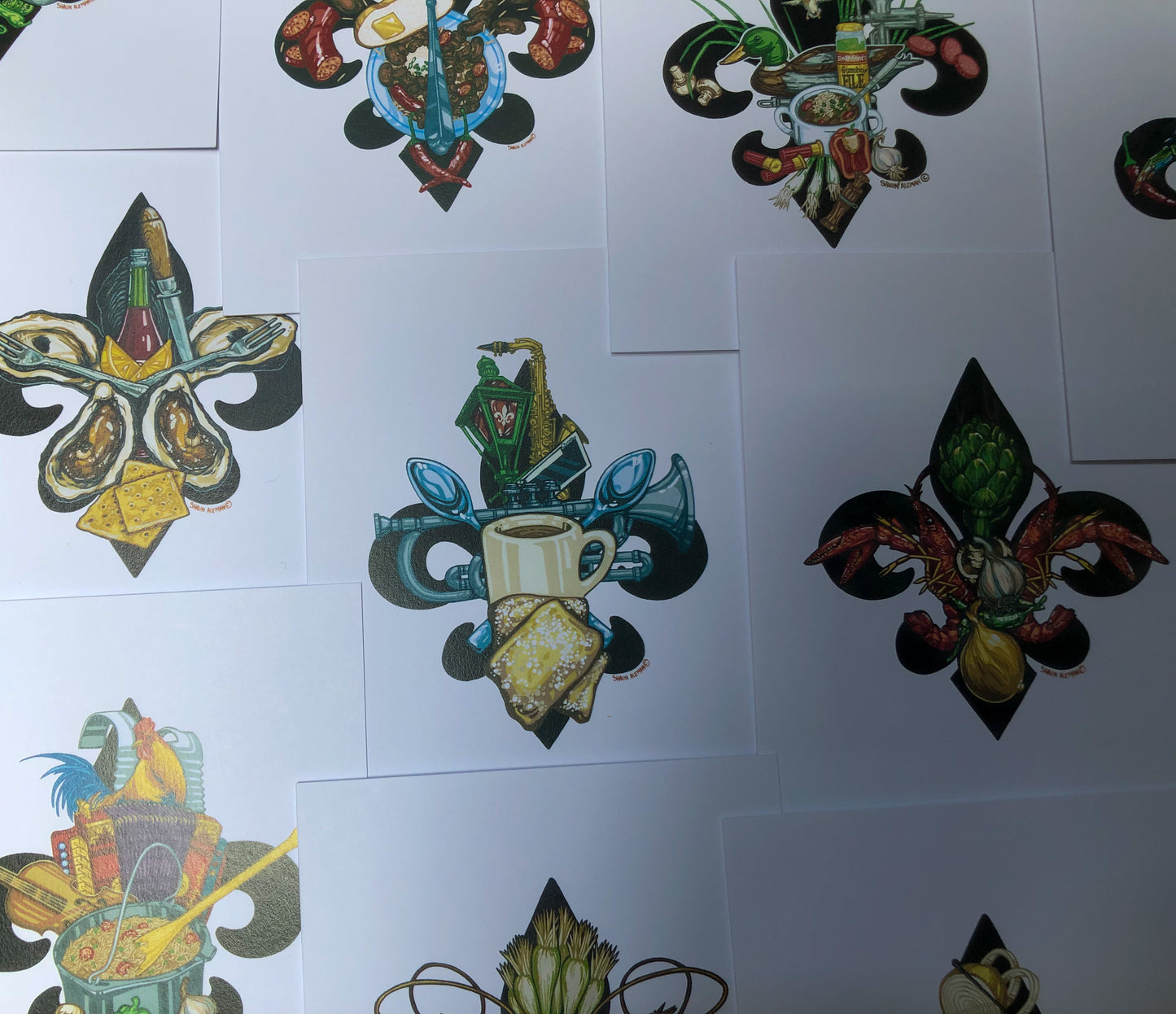 Fleur De Lis Notecard Variety Pack