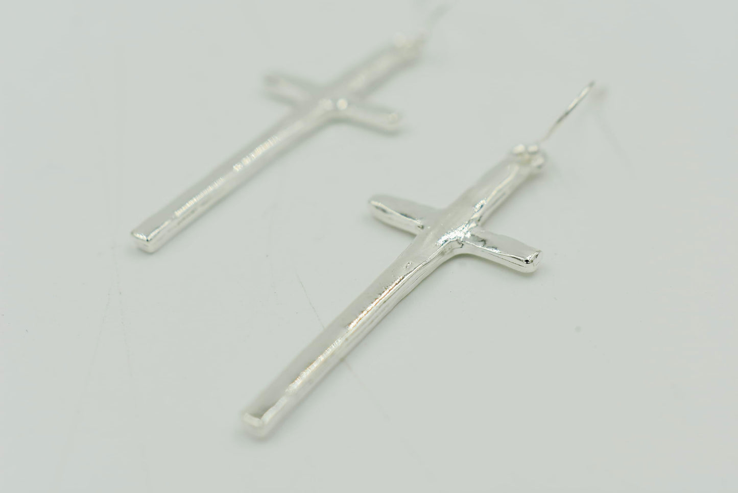 Pendiente Cruz Larga - Plata