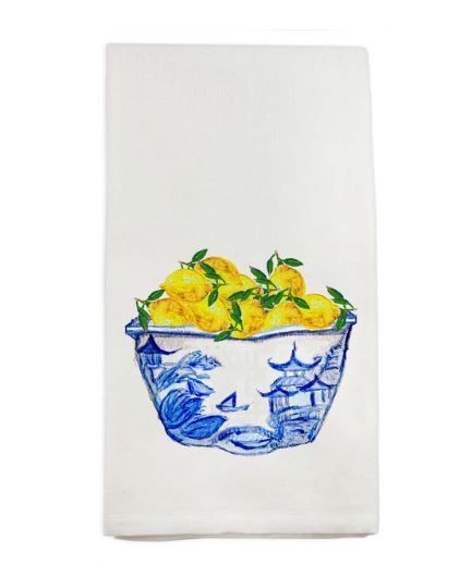 Lemon Bowl Kitchen Towel