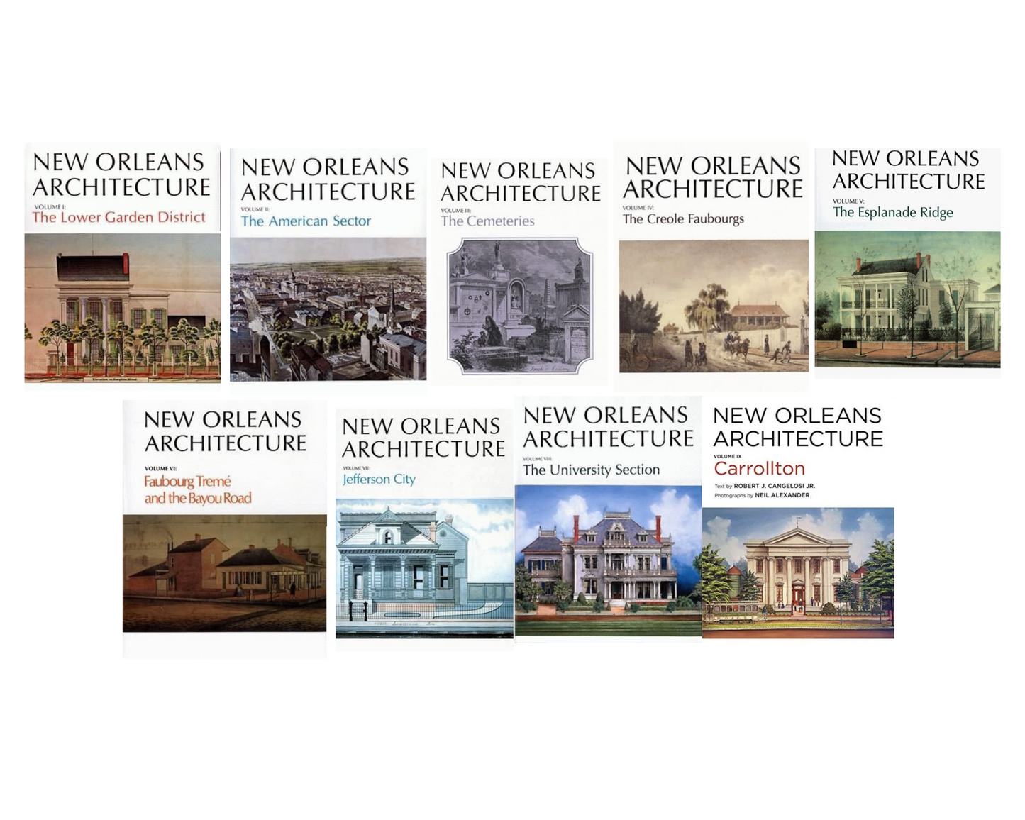 New Orleans Architecture Series - Set