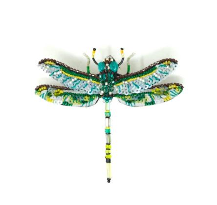 Green Darner Dragonfly Brooch